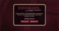 Desktop Screenshot of krugmann.com